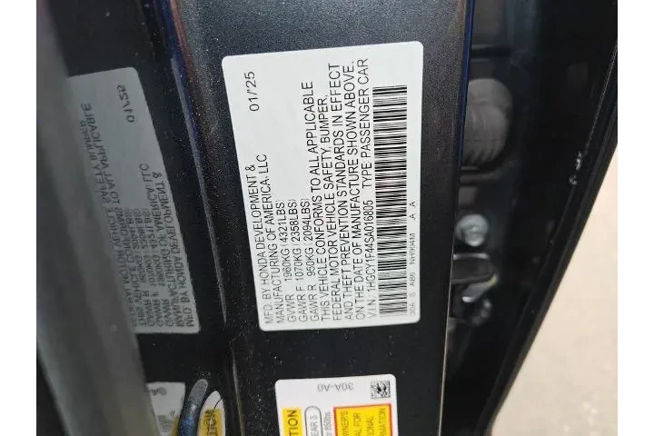 $26085 : Honda Accord 2025 SE 4dr Sed image 8