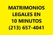 MATRIMONIO LEGAL EN 5 MINUTOS en Los Angeles