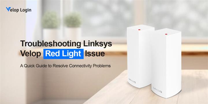 Linksys Velop blink red light image 1