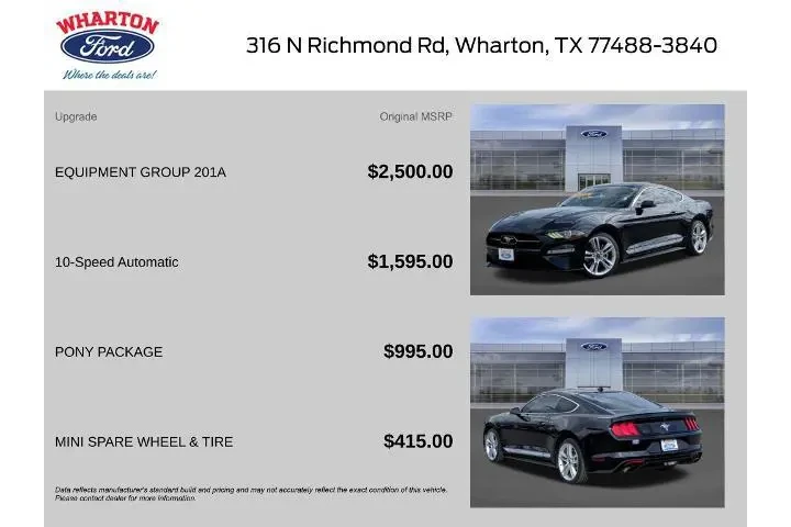 $22597 : Ford Mustang 2021 EcoBoost P image 2