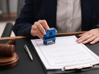 Servicios de un notary public