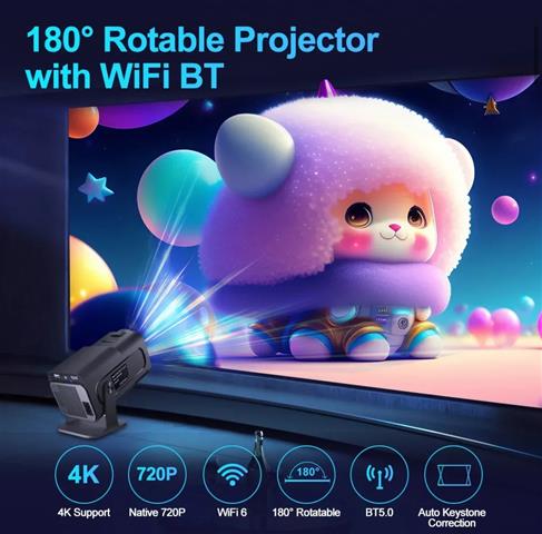 $97 : Proyector Hy320 pro TV EN CASA image 3