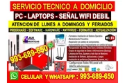 TECNICO INTERNET PC LAPTOP en Lima