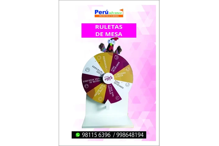 RULETAS DE MESA Y CANGURO image 8