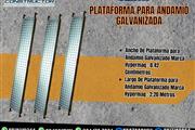Plataforma para Andamio galvan en La Paz MX