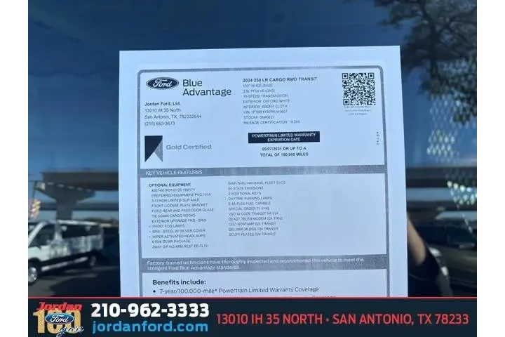 $31824 : Ford Transit 2024 250 3dr SW image 7