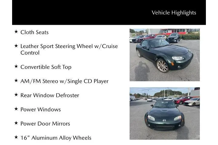 $10000 : Mazda MX-5 Miata 2007 Tourin image 8