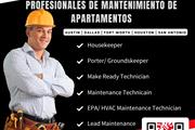 Mantenimiento de Apartamentos en Dallas