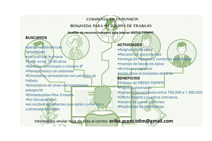 auxiliar de recursos humanos image 1