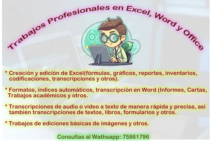 Trabajos en word, excel, image 2