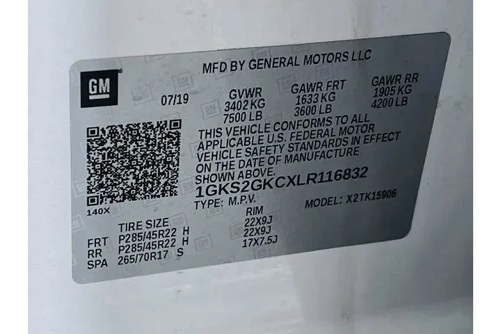 $35975 : GMC Yukon XL 2020 4x4 SLT 4d image 7