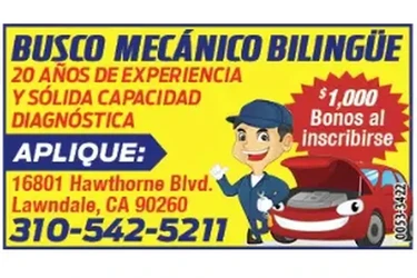 BUSCO MECÁNICO Bilingüe en Los Angeles