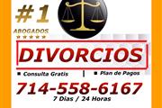 DIVORCIOS PLAN DE PAGOS en Orange County