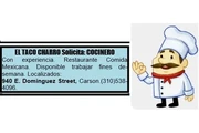 SOLICITO COCINERO📍 en Los Angeles