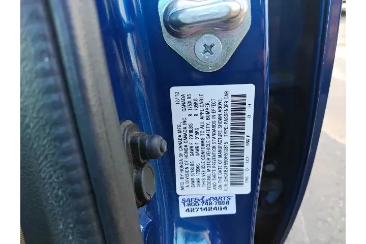 $11110 : Honda Civic 2013 LX 4dr Seda image 7