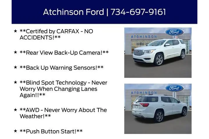 $19000 : GMC Acadia 2019 4x4 Denali 4 image 4