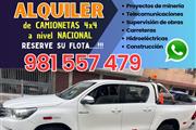 Alquiler de Camionetas 4x4 en Lima
