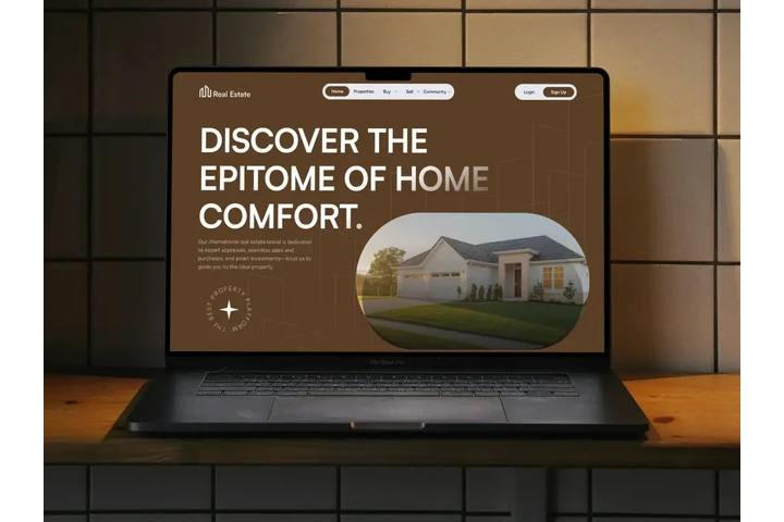 Real Estate Website Page image 1