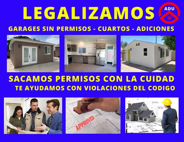 ADU GARAJES LEGALIZAMOS PLANOS image 1