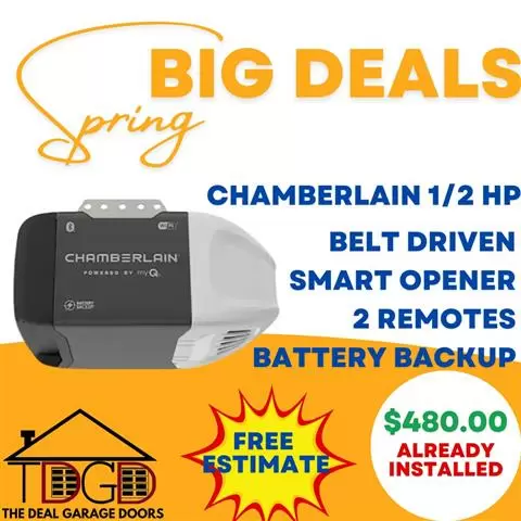 $480 : Smart home garage door opener image 1