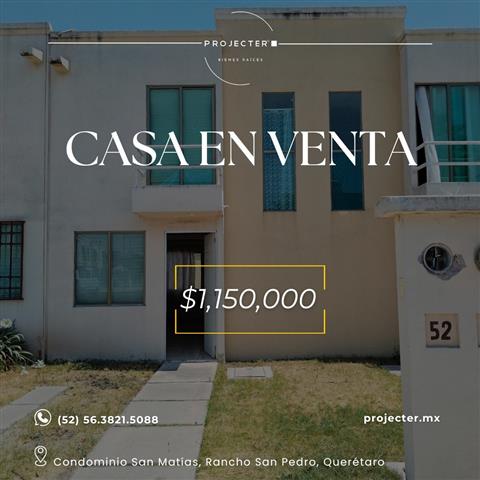 $1150000 : Casa en Venta Rancho San Pedro image 1
