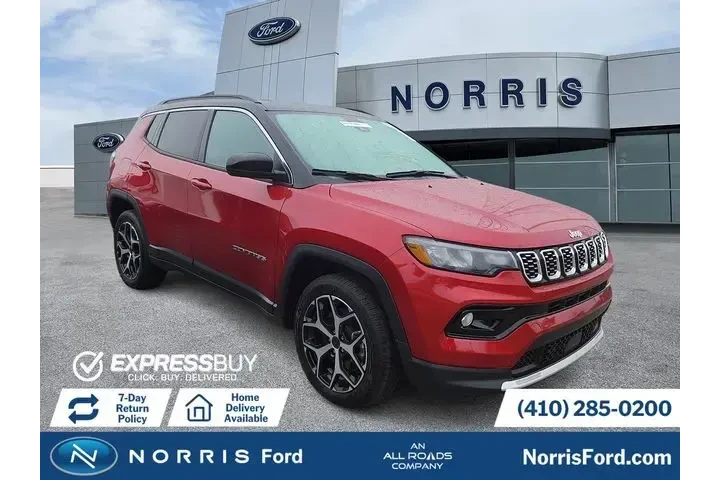 $27988 : Jeep Compass 2025 4x4 Limite image 1