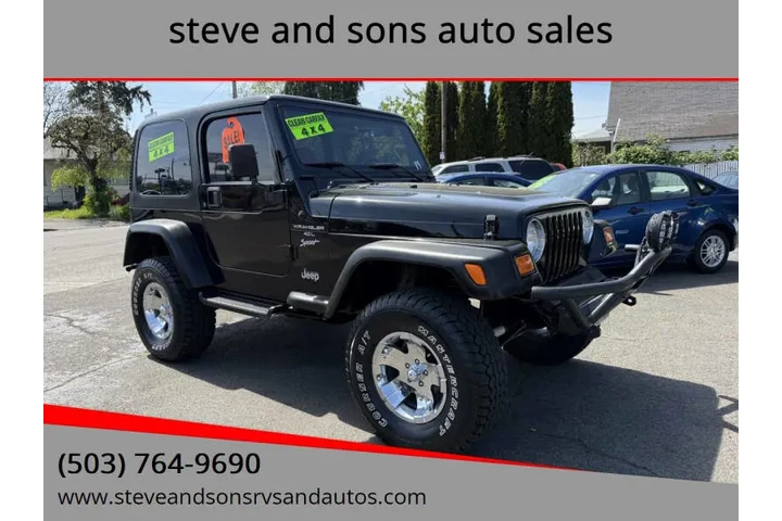 2000 Wrangler Sport image 3