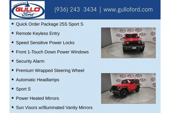 $27496 : Jeep Wrangler 2023 4x4 Sport image 10