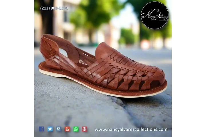 $64 : Leather shoes and Huaraches image 4