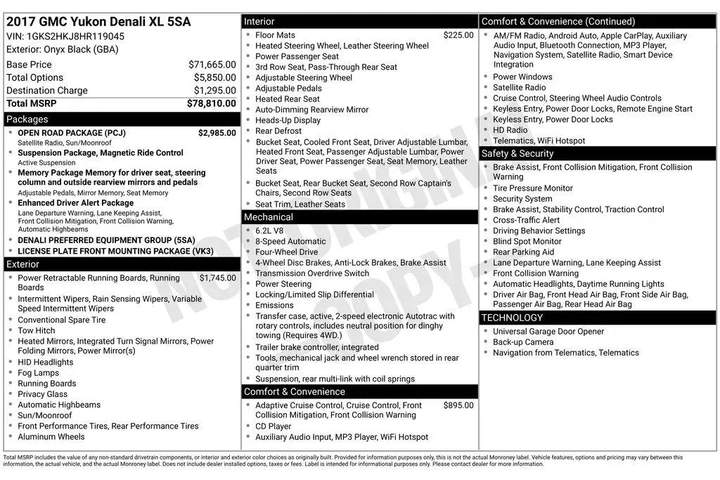 $16889 : GMC Yukon XL 2017 4x4 Denali image 4