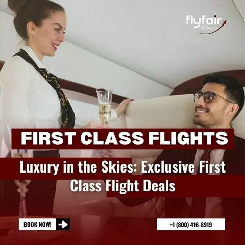 Book First Class Flight Deals image 3