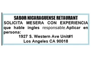 SOLICITO MESERA 📍 en Los Angeles