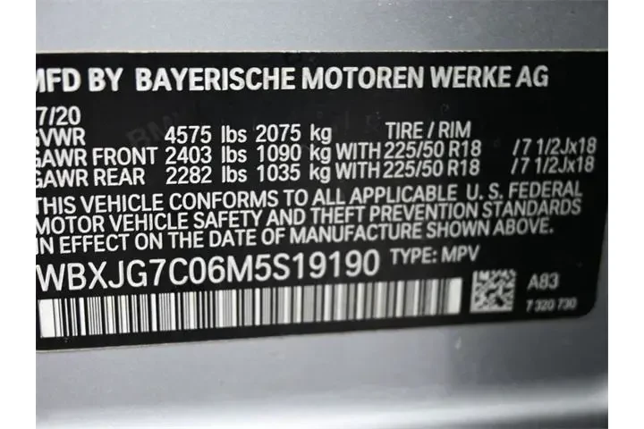 $16945 : BMW X1 2021 sDrive28i 4dr Sp image 8