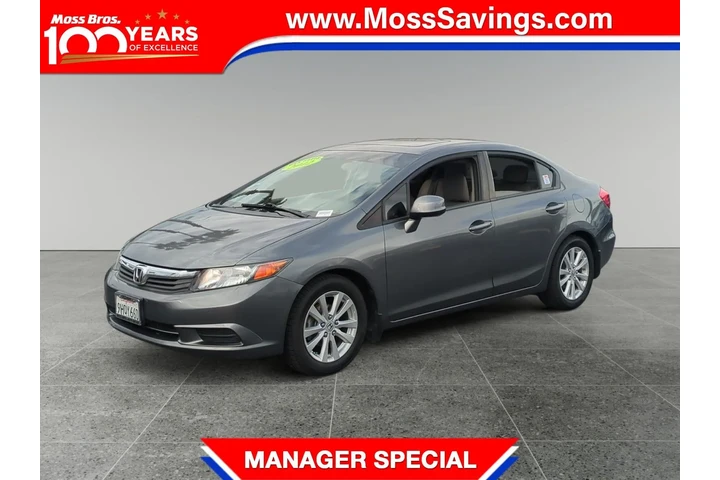 $10175 : Honda Civic 2012 EX-L 4dr Se image 1