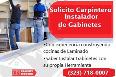 SOLICITO CARPINTERO/GABINETERO en Los Angeles