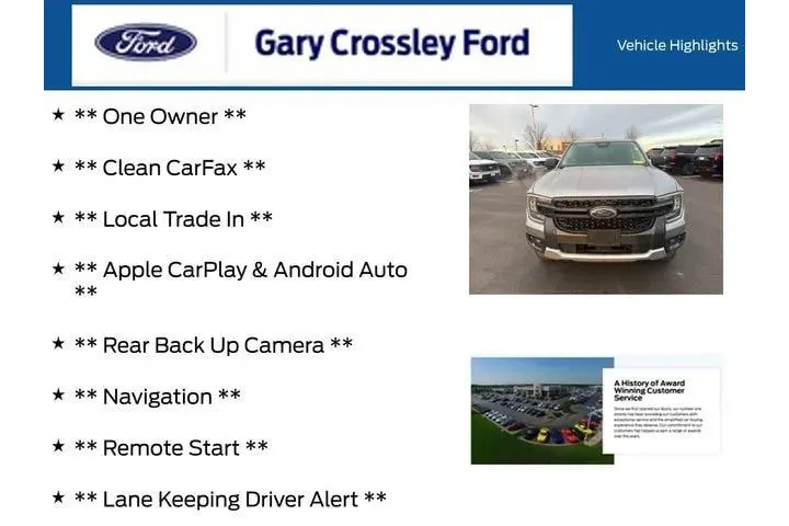 $36500 : Ford Ranger 2024 4x4 XLT 4dr image 6