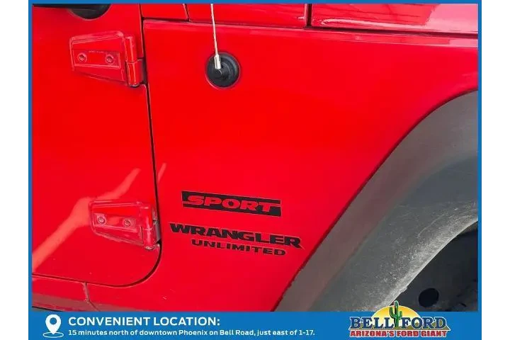 $16985 : Jeep Wrangler Unlimited 2016 image 7