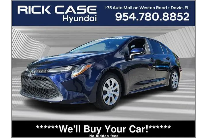 $15776 : Toyota Corolla 2020 LE 4dr S image 1