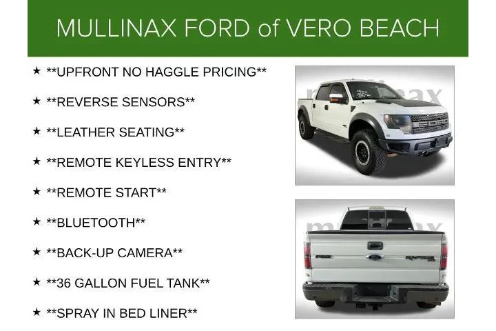 $35900 : Ford F-150 2014 4x4 SVT Rapt image 4