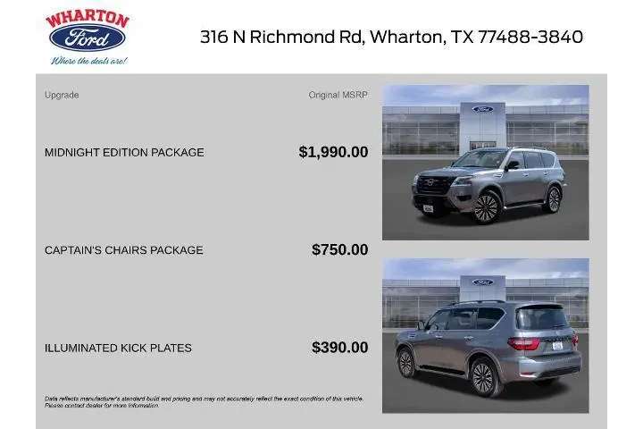 $30881 : Nissan Armada 2023 4x2 SL 4d image 2