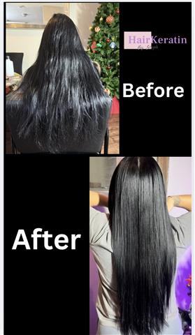 Hair keratin treatment image 1