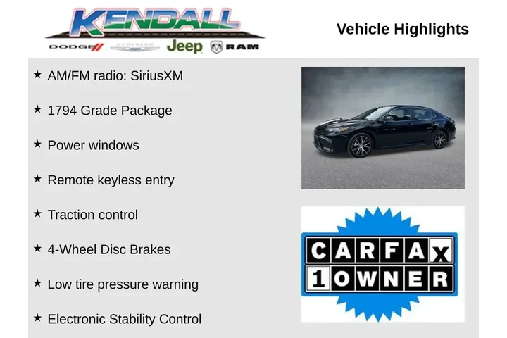 $19977 : Toyota Camry 2023 SE 4dr Sed image 3