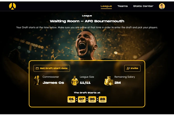 Fantasy Football App Develop image 1