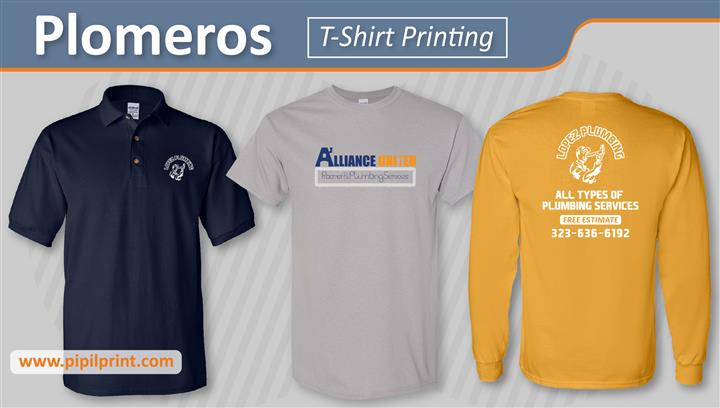 T-Shirt printing Plomeros image 1