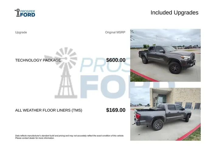$28895 : Toyota Tacoma 2021 4x4 TRD P image 3