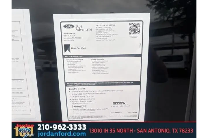 $29137 : Ford Bronco 2021 4x4 Big Ben image 8