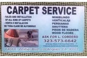 CARPET SERVICE en Los Angeles