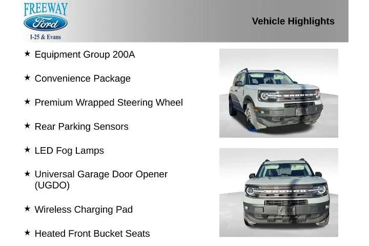 $21300 : Ford Bronco Sport 2024 AWD B image 3