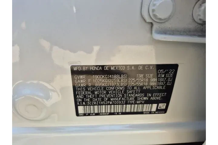 $22985 : Honda HR-V 2023 Sport 4dr Cr image 5