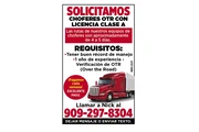 SOLICITO CHOFERES OTR 🚚 en Los Angeles